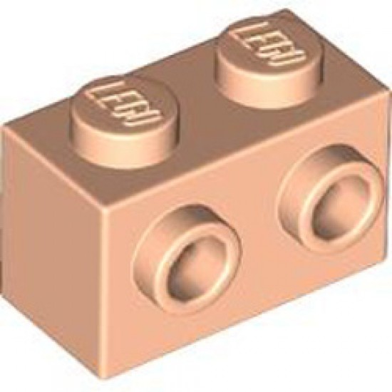 Brick 1x2 with 2 Knobs Light Nougat