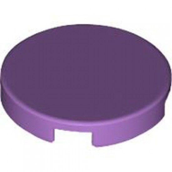 Flat Tile 2x2 Round Medium Lavender