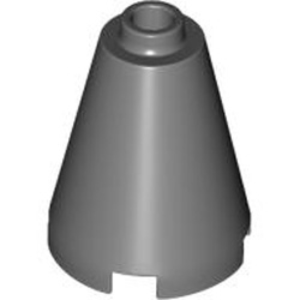 LEGO Part 6092666 - 14918 - Nose Cone 2x2x2 Dark Stone Grey | LEGO ...