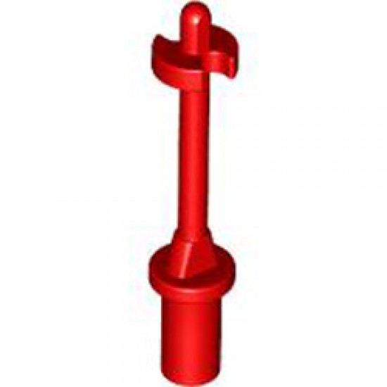 Ski Stick 3M with Shaft Diameter 3.2 Bright Red