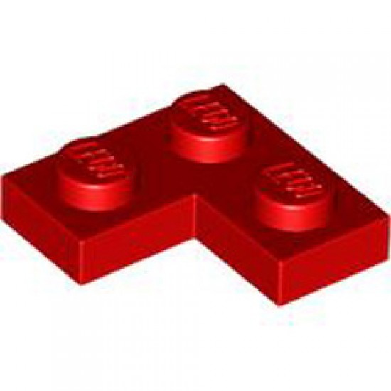 Corner Plate 1x2x2 Bright Red