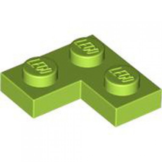 Corner Plate 1x2x2 Bright Yellowish Green