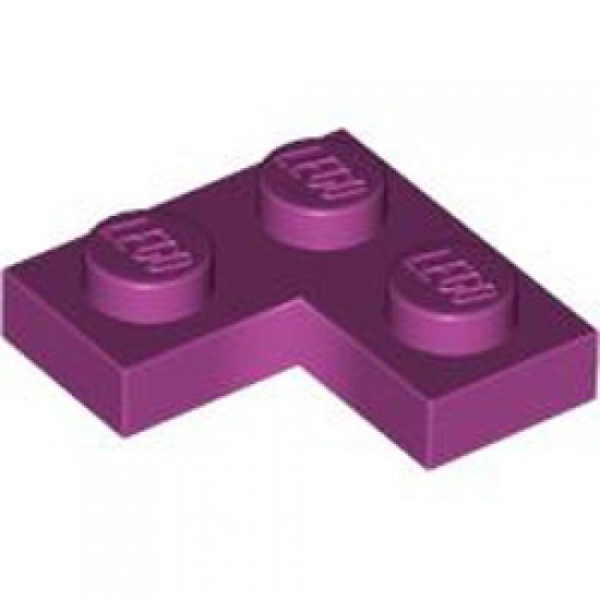 Corner Plate 1x2x2 Bright Reddish Violet