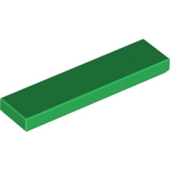 Flat Tile 1x4 Dark Green