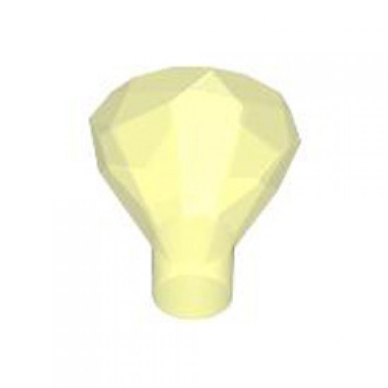 Diamond with Stick Transparent Fluorescent Green