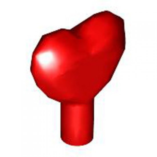 Heart with Diameter 3.2 Shaft Bright Red