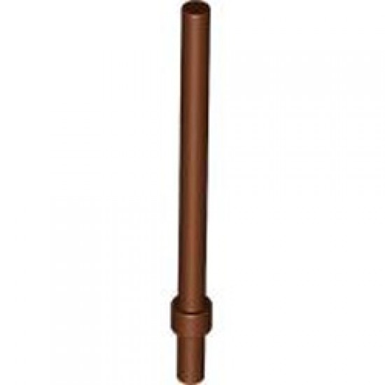 Stick 6M with Flange Reddish Brown