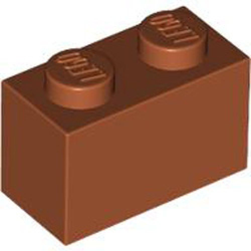 Lego Part 4579659 3004 Brick 1x2 Dark Orange Lego Bricks