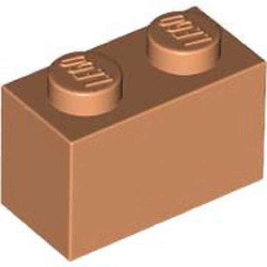 Brick 1x2 Nougat