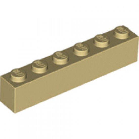 Brick 1x6 Brick Yellow