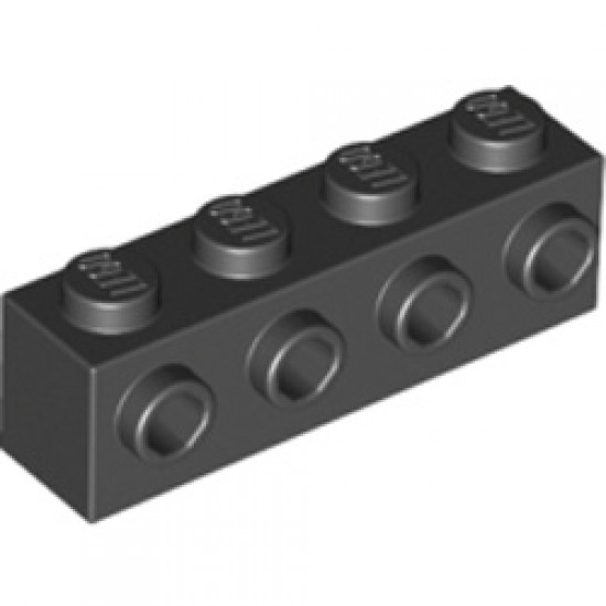 Brick 1x4 with 4 Knobs Black