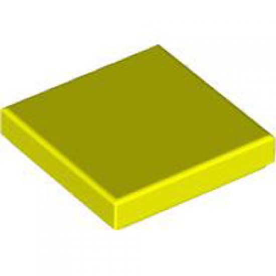 Flat Tile 2x2 Vibrant Yellow