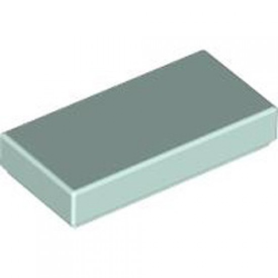 Flat Tile 1x2 Aqua