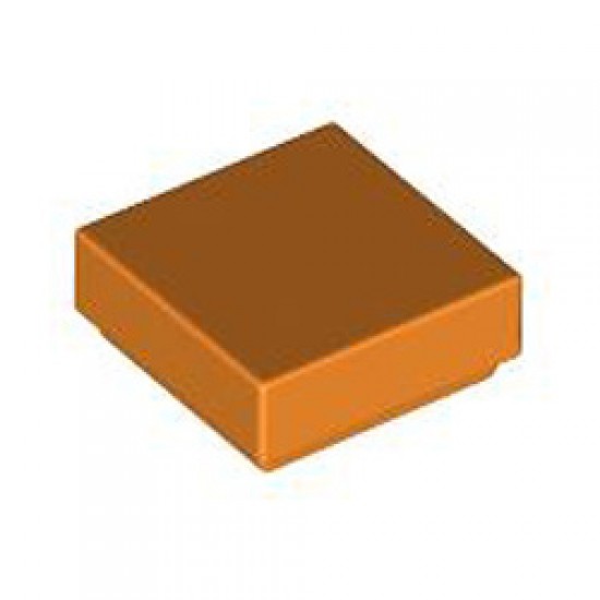 Flat Tile 1x1 Bright Orange