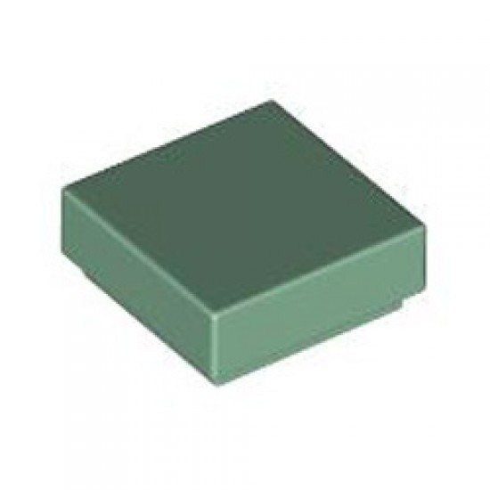 Flat Tile 1x1 Sand Green