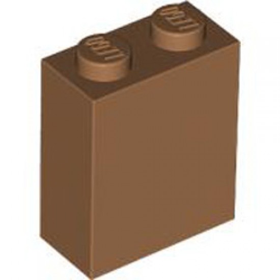 Brick 1x2x2 Medium Nougat