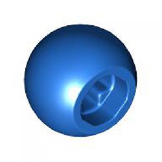 Ball 10.2 with Cross Hole Bright Blue