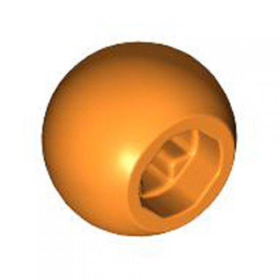 Ball 10.2 with Cross Hole Bright Orange