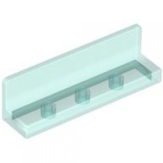 Wall Element 1x4x1 Transparent Light Blue