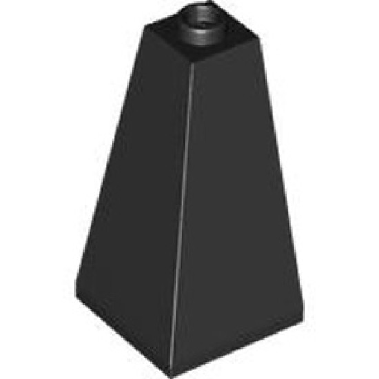 Roof Tile Corner 2x2x3/73 Degree Black