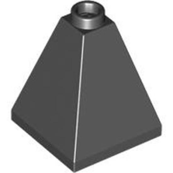 Pyramid Brick 2x2x2/73 Degree Black