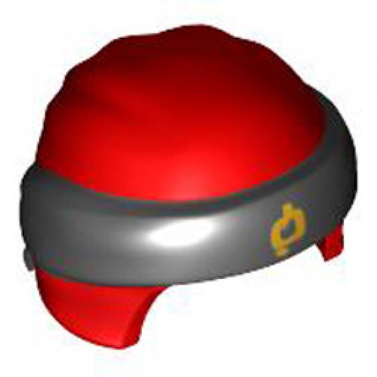 Helmet Number 19 Bright Red