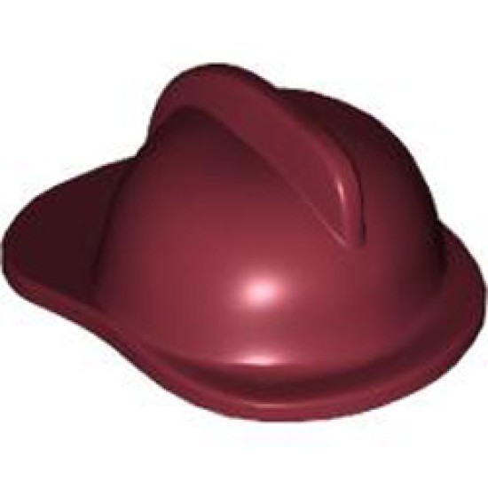 Mini Fireman Helmet Dark Red