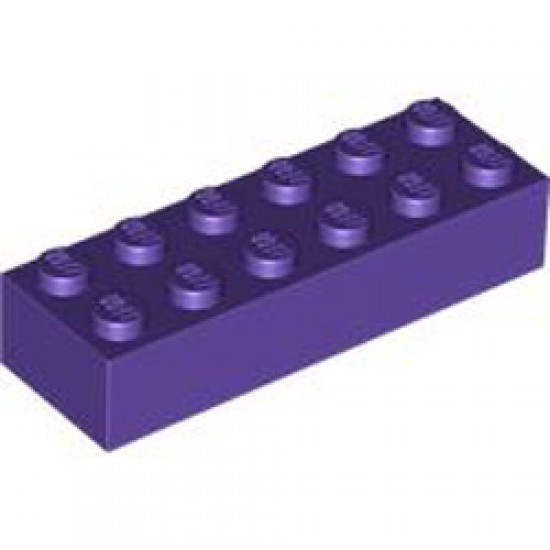 Brick 2x6 Medium Lilac