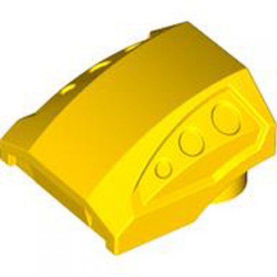 2x2 Front with Suction Bright Yellow