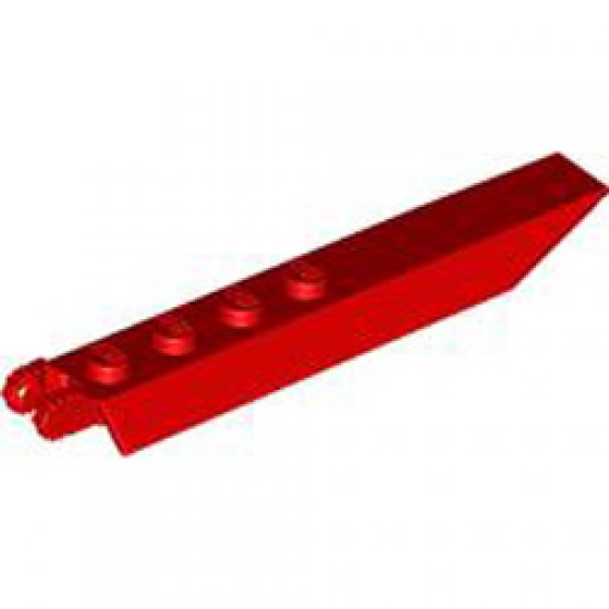 Flap 2x8 Friction / Fork (7 Teeth) Bright Red