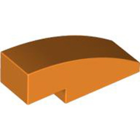 Brick with Bow 1/3 Bright Orange