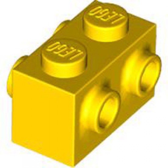 Brick 1x2 with 4 Knobs Bright Yellow