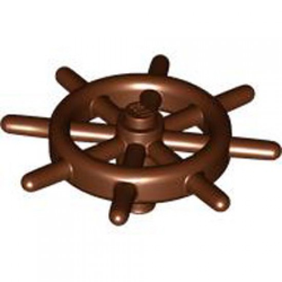 Fabuland Ship Wheel Reddish Brown