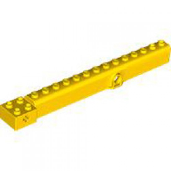 Telescopic Arm 2x1 1/3x16 Bright Yellow