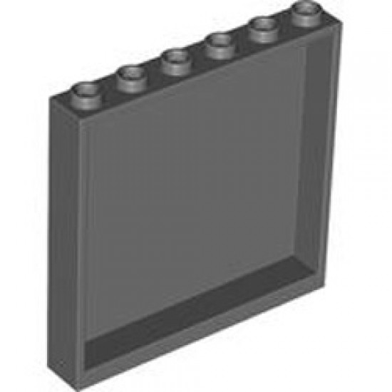 Wall Element 1x6x5, ABS Dark Stone Grey