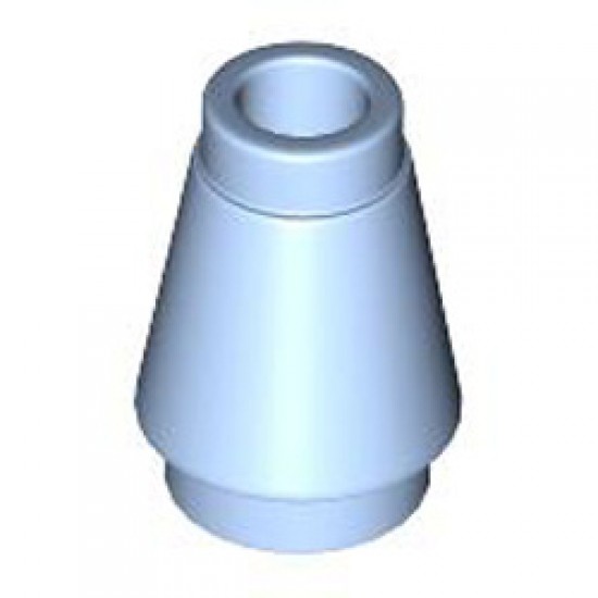 Nose Cone Small 1x1 Light Royal Blue