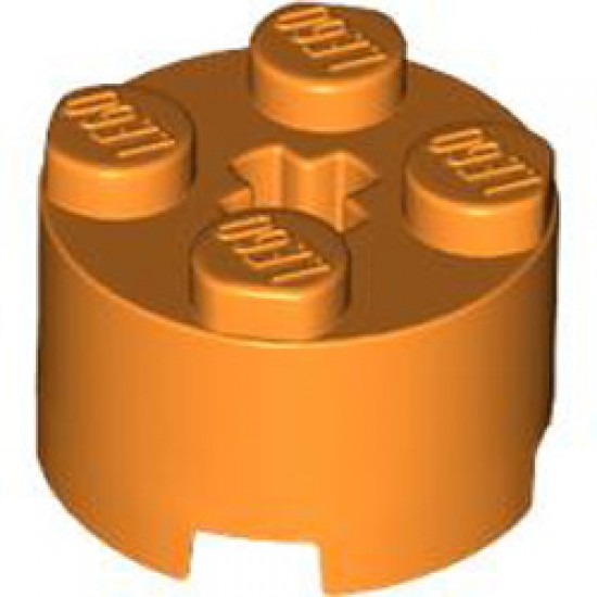 Brick Diameter 16 with Cross Bright Orange