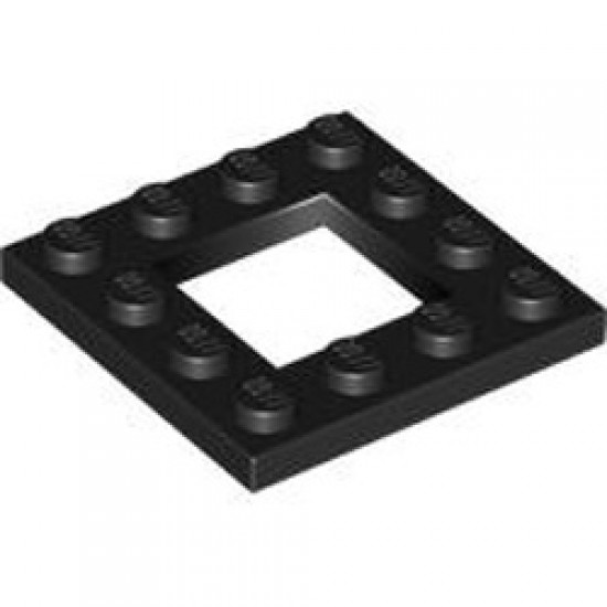 Frame Plate 4x4 Black