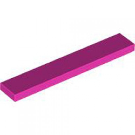 Flat Tile 1x6 Bright Purple