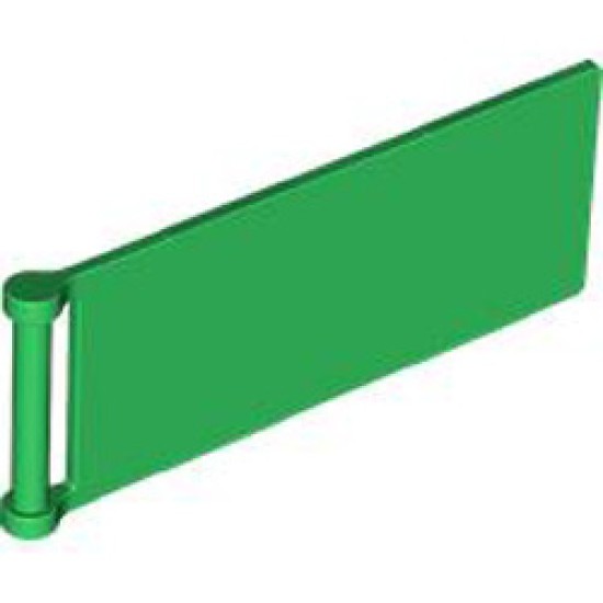 Flag 3x8 with 3.2 Shaft Dark Green