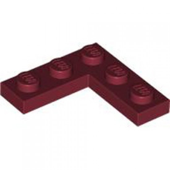 Corner Plate 1x3x3 Dark Red