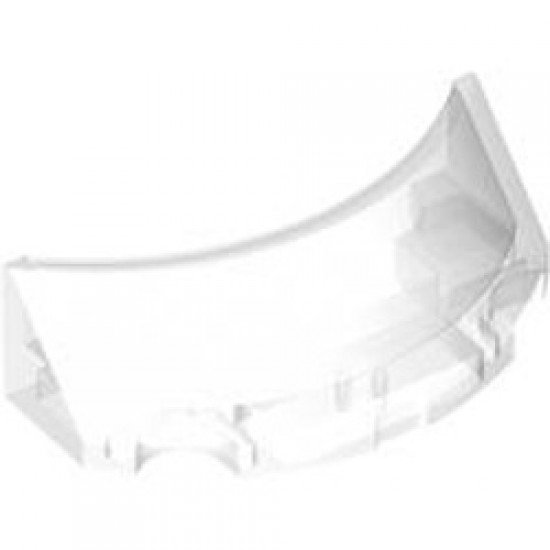 Windscreen 2x4 Number 1 Transparent White (Clear)