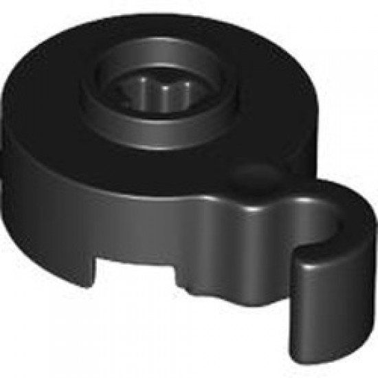 Function Element with Cross Hole Number 1 Black