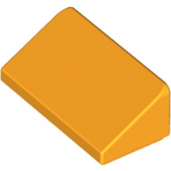 Roof Tile 1x2x2/3 Flame Yellowish Orange