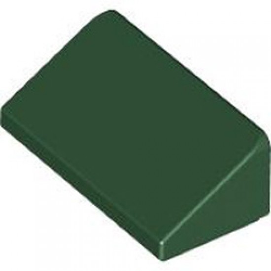 Roof Tile 1x2x2/3 Earth Green