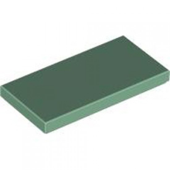 Flat Tile 2x4 Sand Green