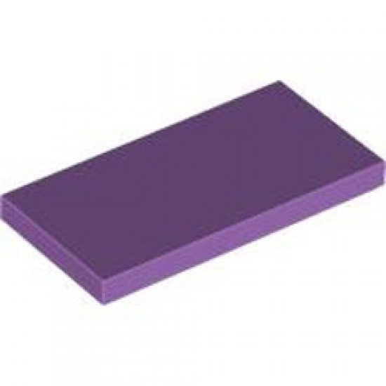 Flat Tile 2x4 Medium Lavender