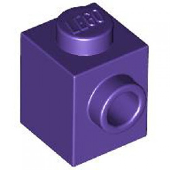 Brick 1x1 with 1 Knob Medium Lilac