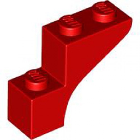 Brick with Bow 1x3x2 Bright Red