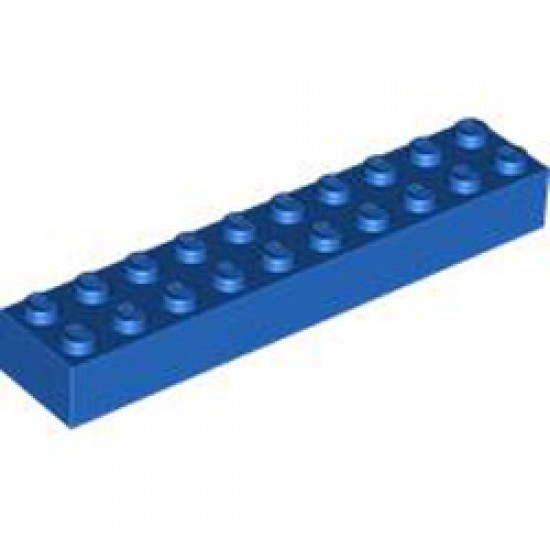 Brick 2x10 Bright Blue